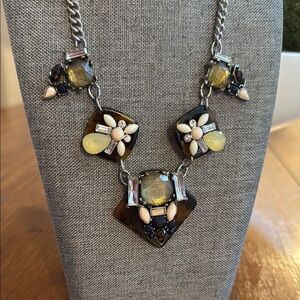 Elegant Multi-Color Statement Necklace